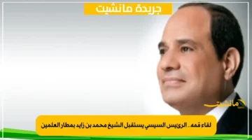 لقاء قمة.. الرئيس السيسي يستقبل الشيخ محمد بن زايد بمطار العلمين 1